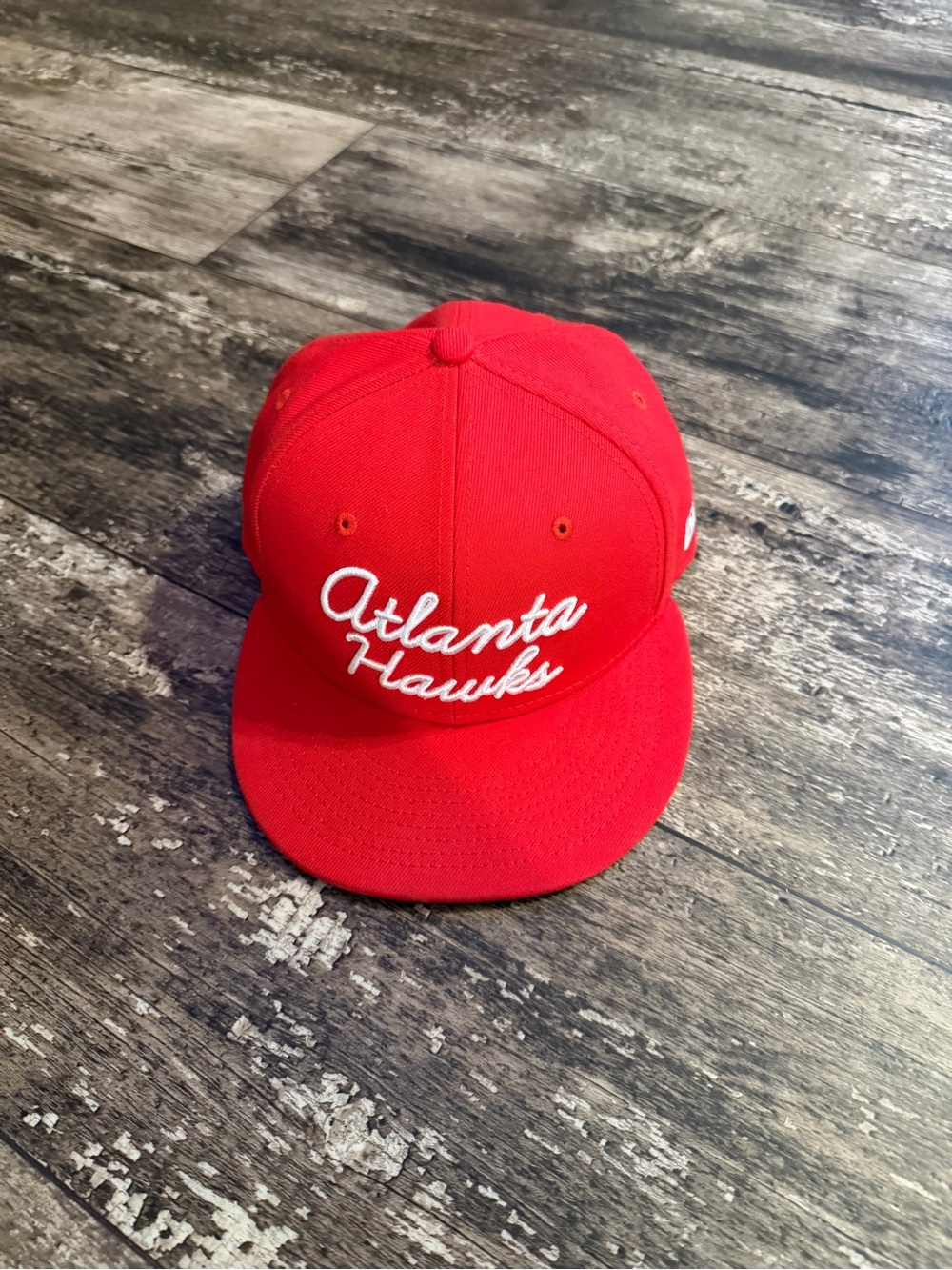 Red Atlanta Hawks SnapBack 59FIFTY new era hat